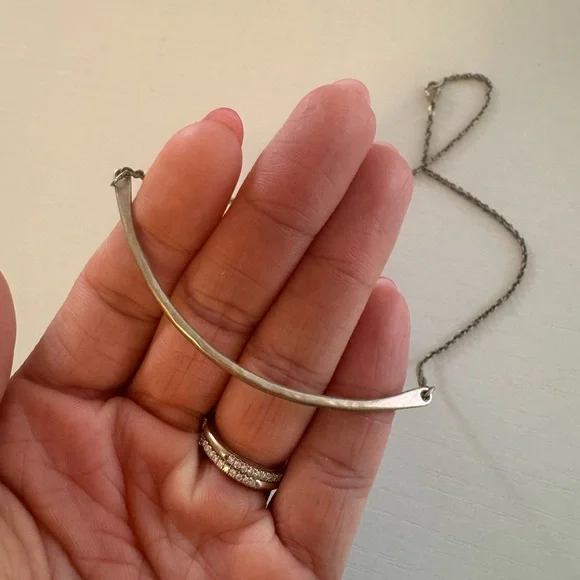 James Avery Silver Bar Necklace - Picture 3 of 6